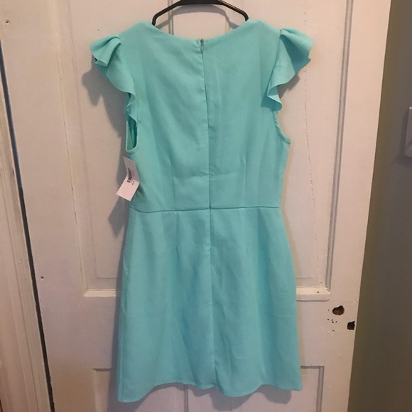 She + Sky Teal Dress Size S NWT - Picture 3 of 3